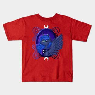 Luna portrait Kids T-Shirt